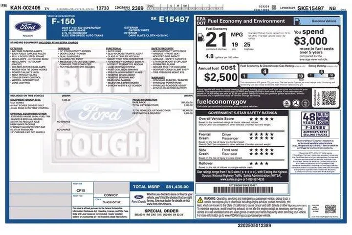 $39986 : Ford F-150 2025 4x2 XLT 4dr image 1