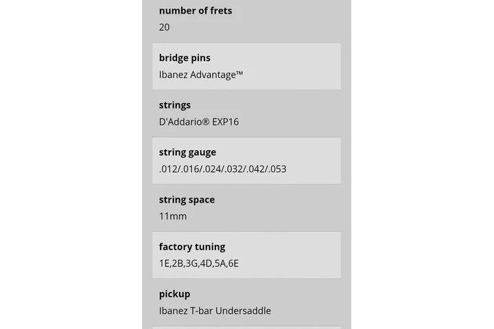 Ibanes guitar y soporte de gui image 7
