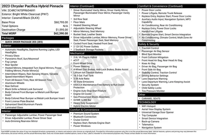 $35996 : Chrysler Pacifica Plug-In Hy image 2