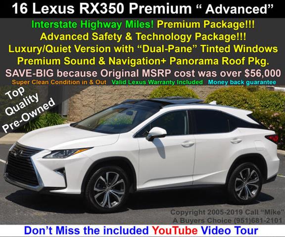 $28999 : 2016 RX 350 image 5