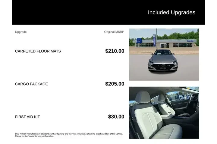 $20990 : Hyundai SONATA 2023 SEL 4dr image 8