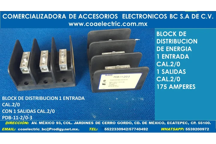 PDB-11-2/0-3 BLOCK DE DISTRI. image 1