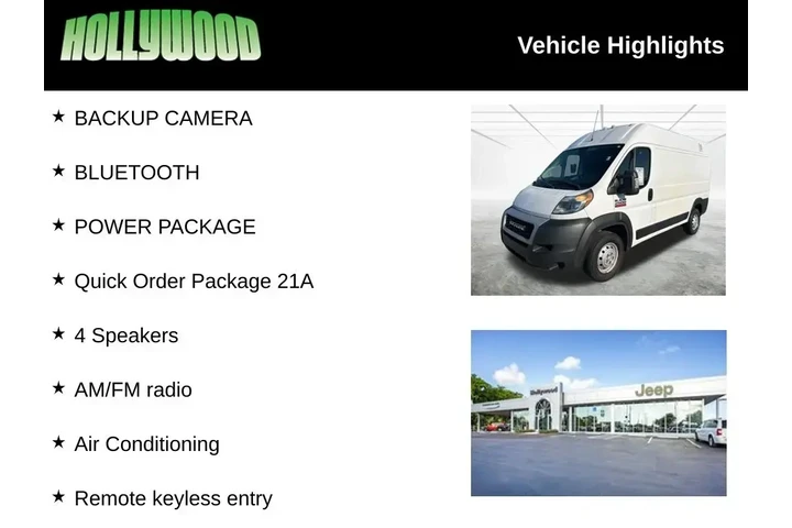 $18719 : Ram ProMaster 2021 2500 136 image 3