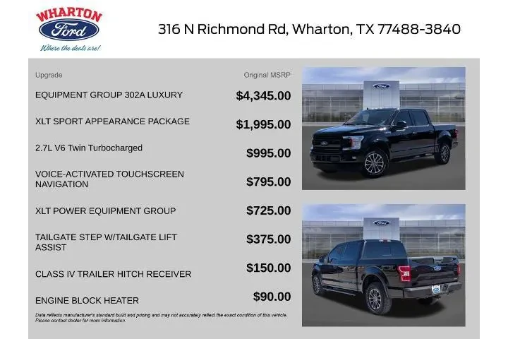 $28661 : Ford F-150 2020 4x4 XLT 4dr image 2