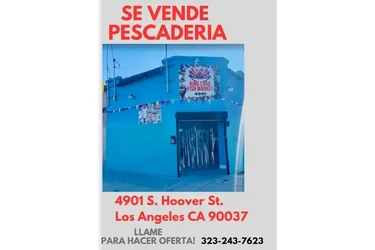 SE VENDE 🦐PESCADERÍA📍 en Los Angeles