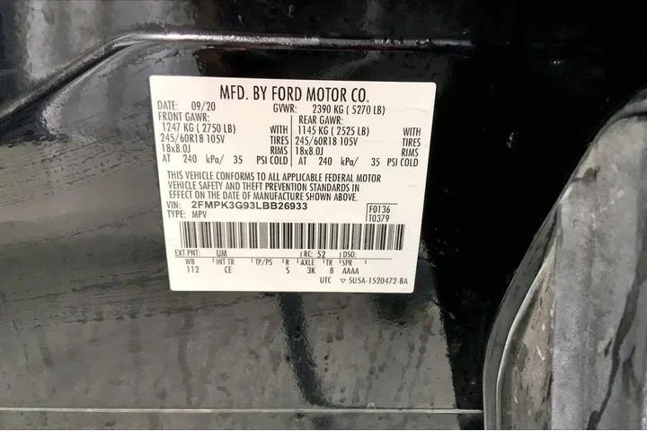 $11291 : Ford Edge 2020 SE 4dr Crosso image 7