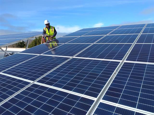 installation of solar panels image 2