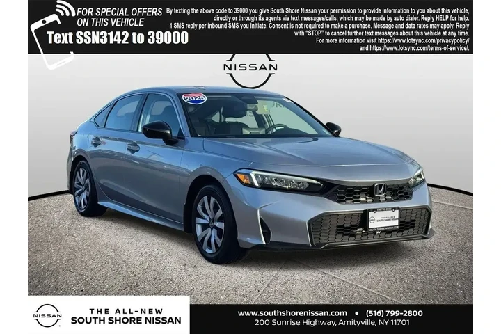 $21985 : Honda Civic 2025 LX 4dr Seda image 1