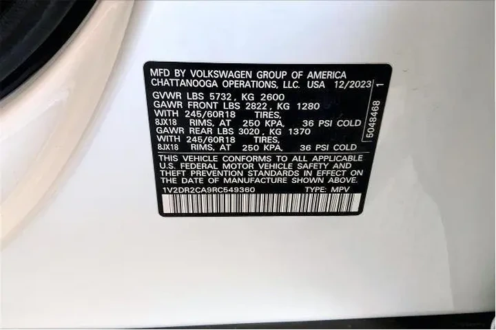 $26591 : Volkswagen Atlas 2024 SE 4dr image 8