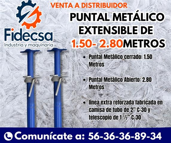 $1 : Puntal metálico extensible image 1