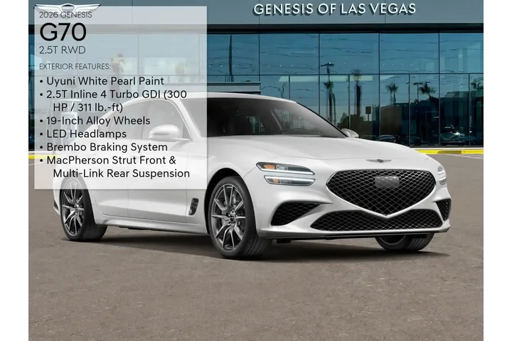 $40000 : Genesis G70 2026 2.5T Standa image 3