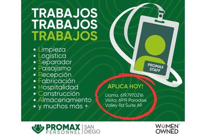 TRABAJOS DISPONIBLES! image 1