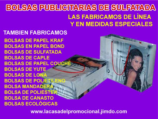 $1 : BOLSAS PROMOCIONALES IMPRESAS image 1