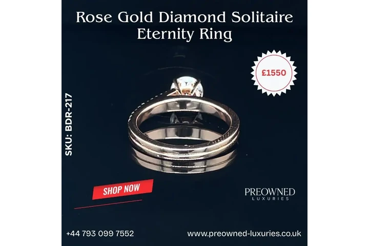 Buy Rose Gold Solitaire Ring image 2