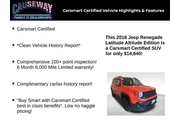 $14190 : Jeep Renegade 2018 4x4 Latit thumbnail