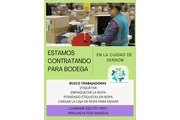 TRABAJOS DE BODEGA en Los Angeles