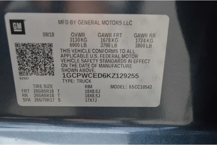 $31995 : Used 2019 Silverado 1500 2WD image 10