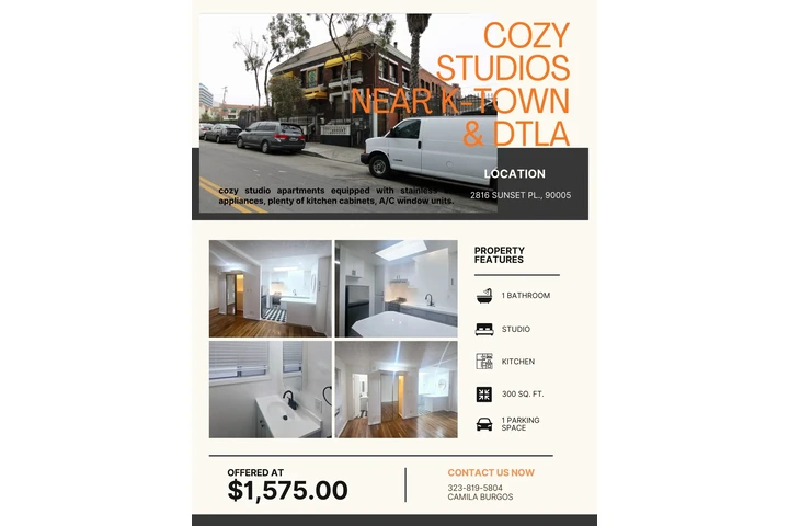 $1575 : 📌BONITO 'SINGLE' EN RENTA📌 image 1