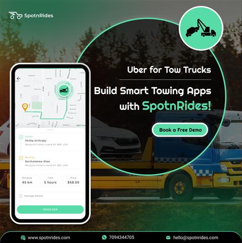 Uber For Tow Truck |SpotnRides image 3