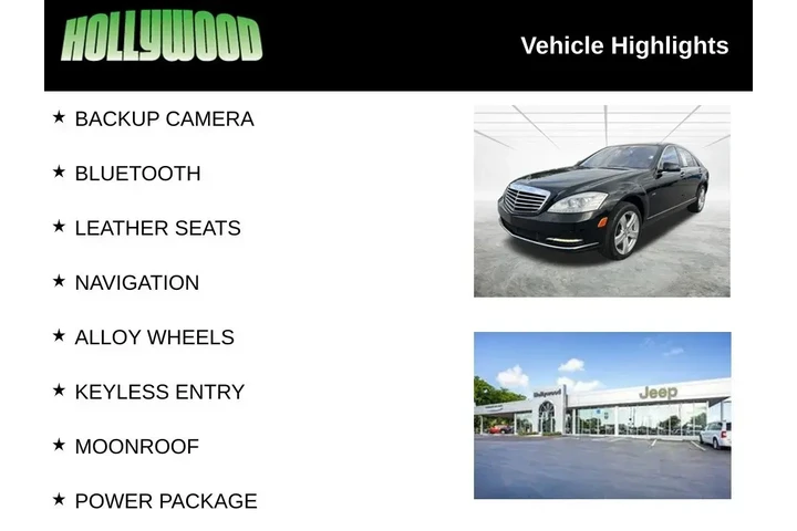 $14310 : Mercedes-Benz S-Class 2012 A image 3