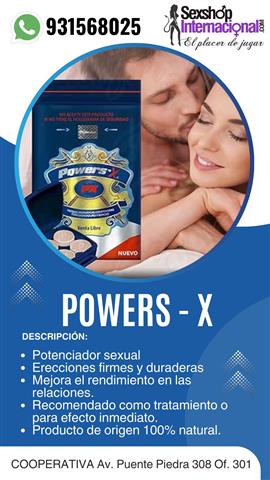 POWERS X POTENCIADOR SEXUAL image 1