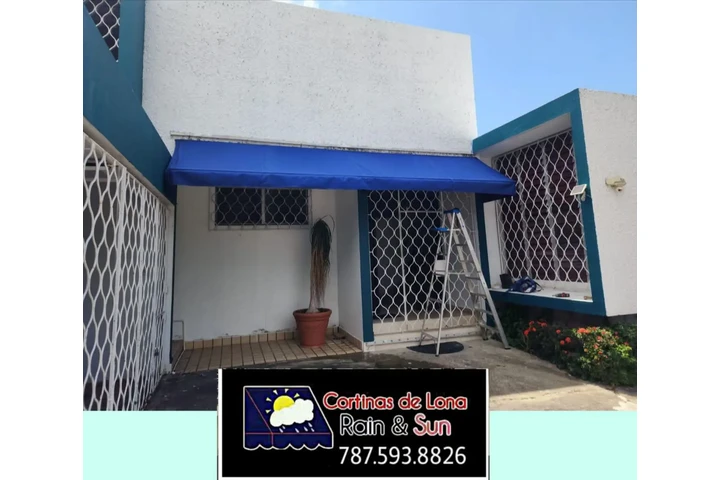 $1 : Cortinas de lona Rain and Sun image 1