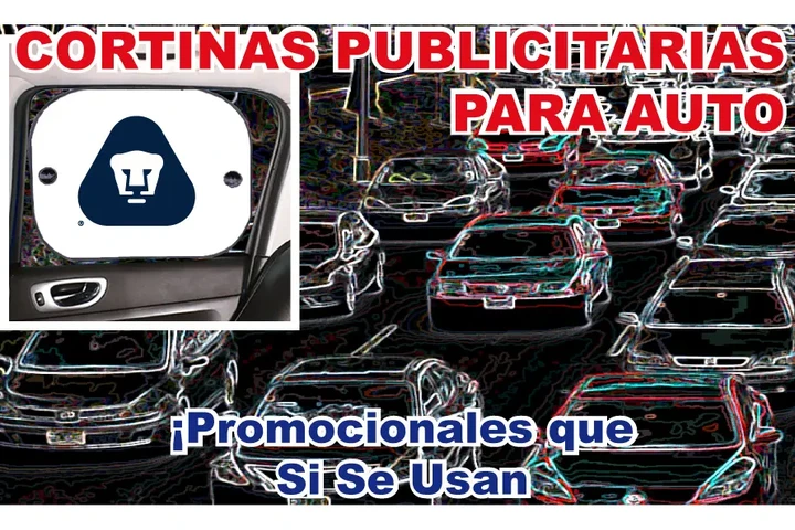 $1 : CORTINAS DE AUTO PUBLICITARIAS image 1