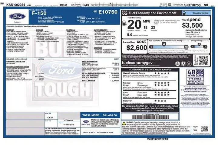 $39999 : Ford F-150 2025 4x4 STX 4dr image 9