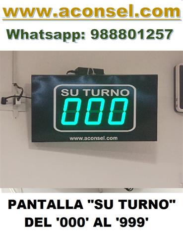 $5 : Pantalla de Turno de 3 Dígitos image 1