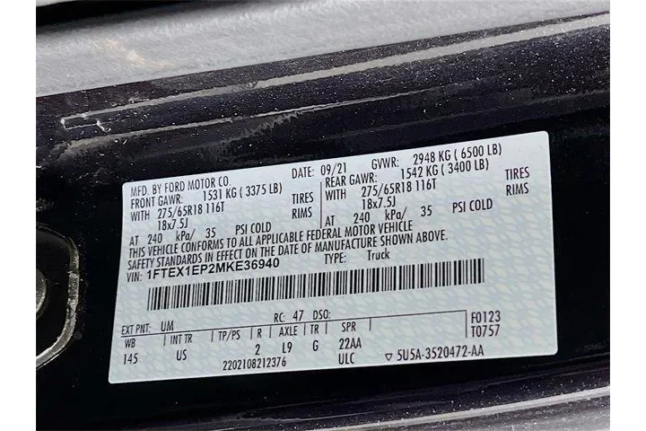 $35975 : Ford F-150 2021 4x4 XLT 4dr image 10