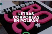 Letras Corporeas En Polyfan en Buenos Aires