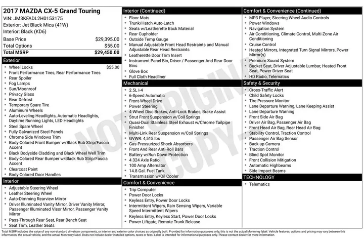 $15900 : Mazda CX-5 2017 Grand Tourin image 3