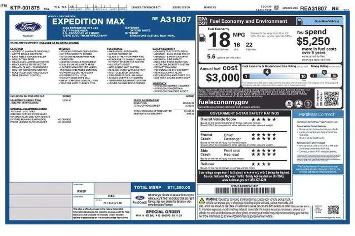 $39400 : Ford Expedition MAX 2024 4x4 image 3