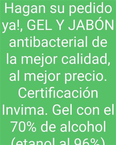 Gel y Jabón antibacterial image 10