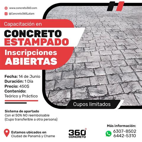 Concreto Estampado Cursos image 2