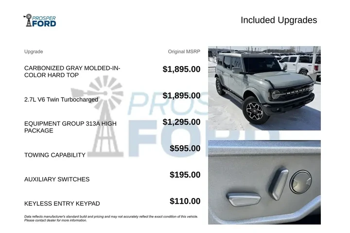 $38995 : Ford Bronco 2023 4x4 Big Ben image 3