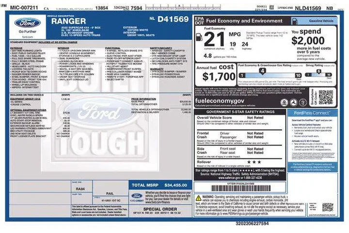 $29249 : Ford Ranger 2022 4x4 XL 4dr image 6