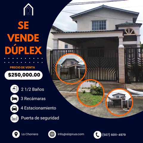 $250000 : Vendo casa duplex image 1