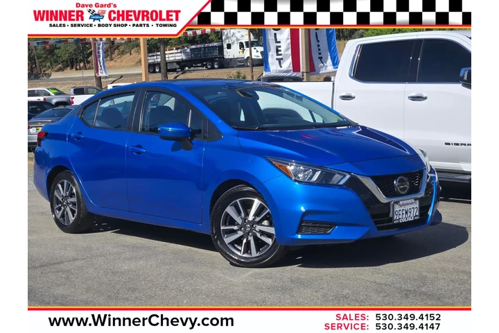 $10293 : Nissan Versa 2021 SV 4dr Sed image 1
