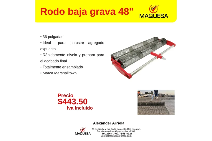 $444 : Rodo baja grava image 1