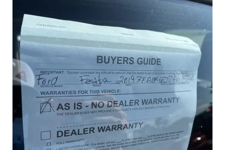 $10981 : Ford Fiesta 2019 SE 4dr Hatc image 5