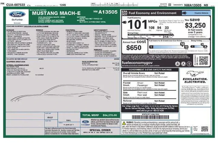 $24400 : Ford Mustang Mach-E 2022 Cal image 2