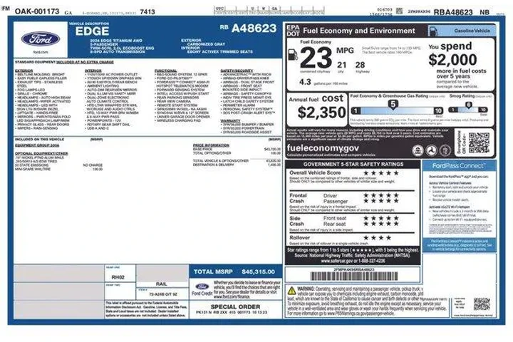 $26995 : Ford Edge 2024 AWD Titanium image 2