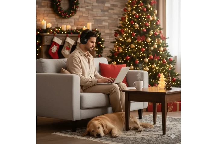 Navidad trabajando remoto image 1