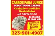 $$$ CARROS PARA JUNKE $$$ en Los Angeles