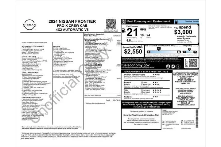 $29987 : Nissan Frontier 2024 4x2 PRO image 4