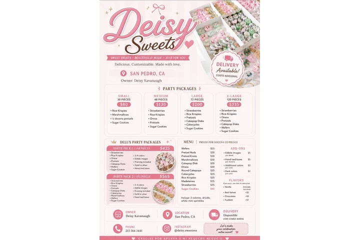 Postres para fiestas,eventos, image 1