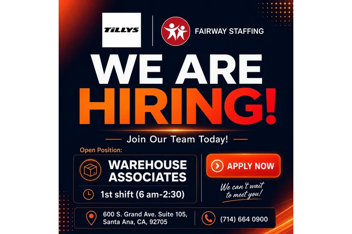 Hiring for Tilly's Warehouse image 1