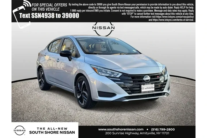 $16795 : Nissan Versa 2025 SR 4dr Sed image 1