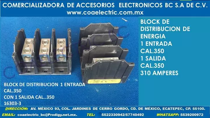 BLOCK DE DISTRIBUCION TRIFASIC image 4